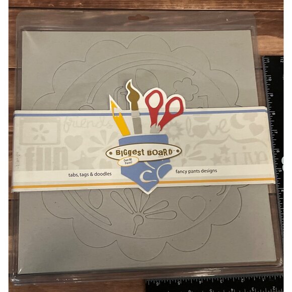 Fancy Pants Designs Biggest Board Chipboard Tabs Tags & Doodles 80 Pieces 954 - Picture 5 of 5